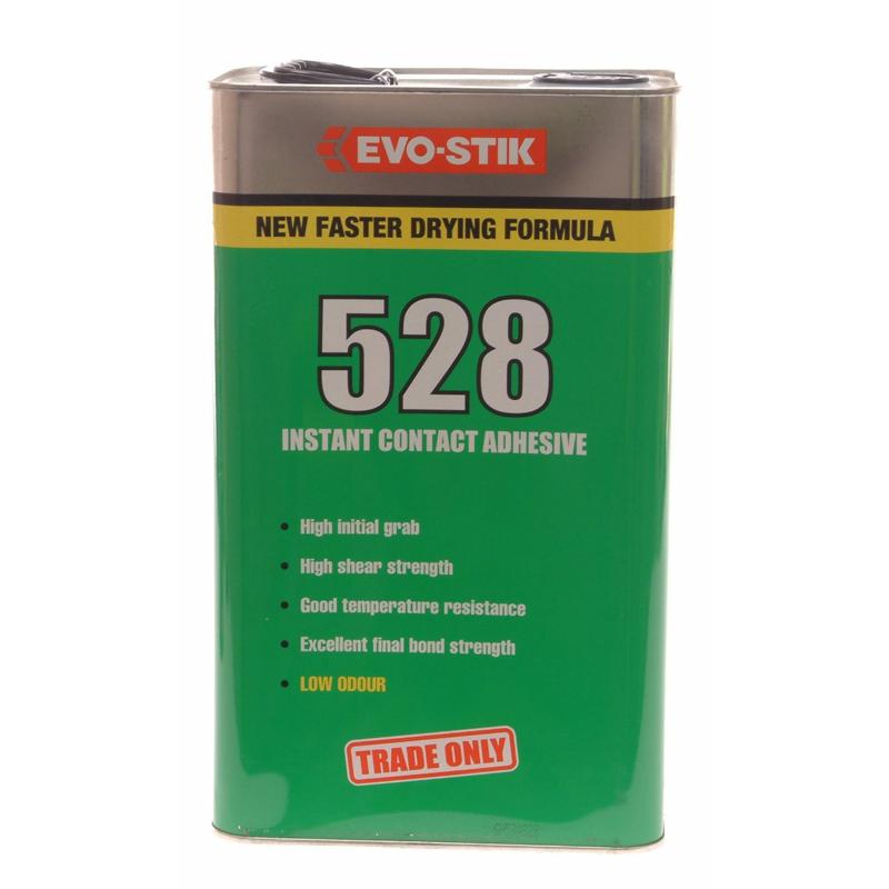 1 Litre EVOSTIK EVO528 Contact Adhesive One-Part Beige 