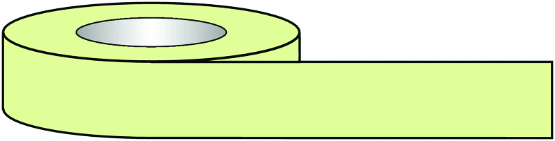 20mmx10m Plain Photoluminescent Tape