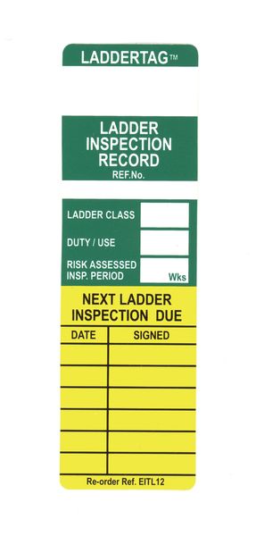 Scafftag Laddertag Inserts Pack of 50