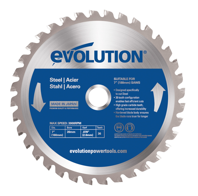Evolution TCT Steel Cutting Blades