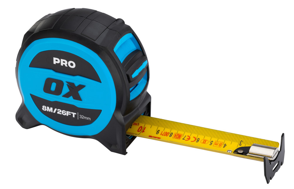 OX Pro 8m/26ft Tuff Blade Tape Measure - OX-P506408